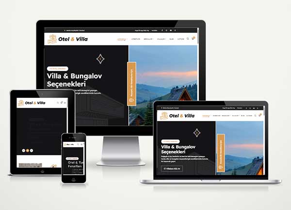 Villa - Bungalov Kiralama Web Sitesi Ready